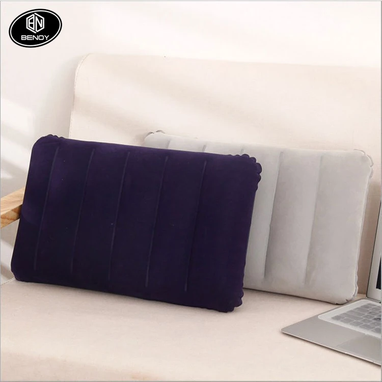 
As seen on TV New design Square pvc inflatable travel back support seat cushion air camping pillow 
