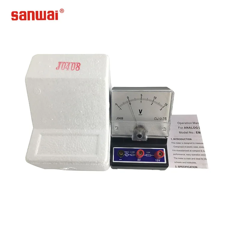 school supply analog voltage meter for education use