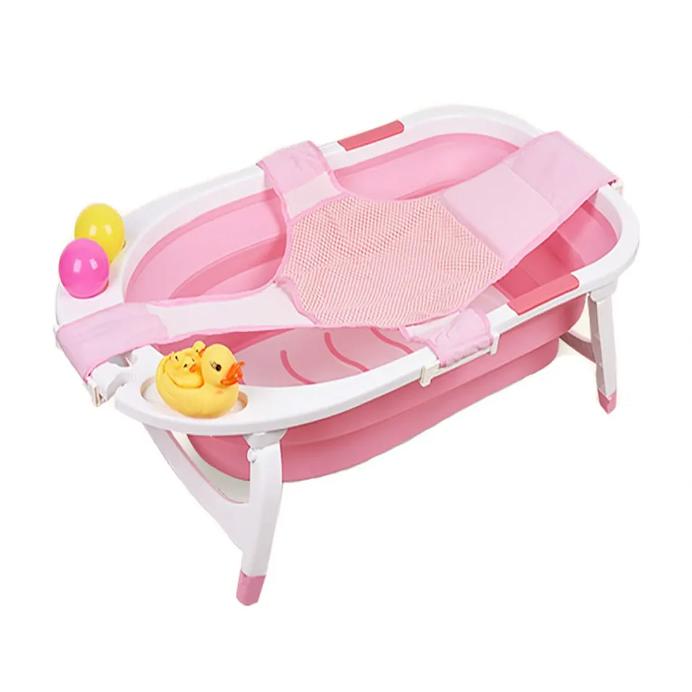 children size portable folding plastic baby bath tub