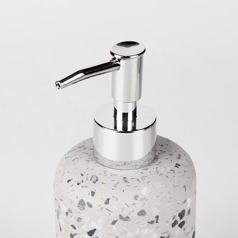 
Bathroom Suit Accessories Ceramic Soap Dispenser Cup Dish Toothbrush Holder Set Gift Bath Family Essential Kit Tools 