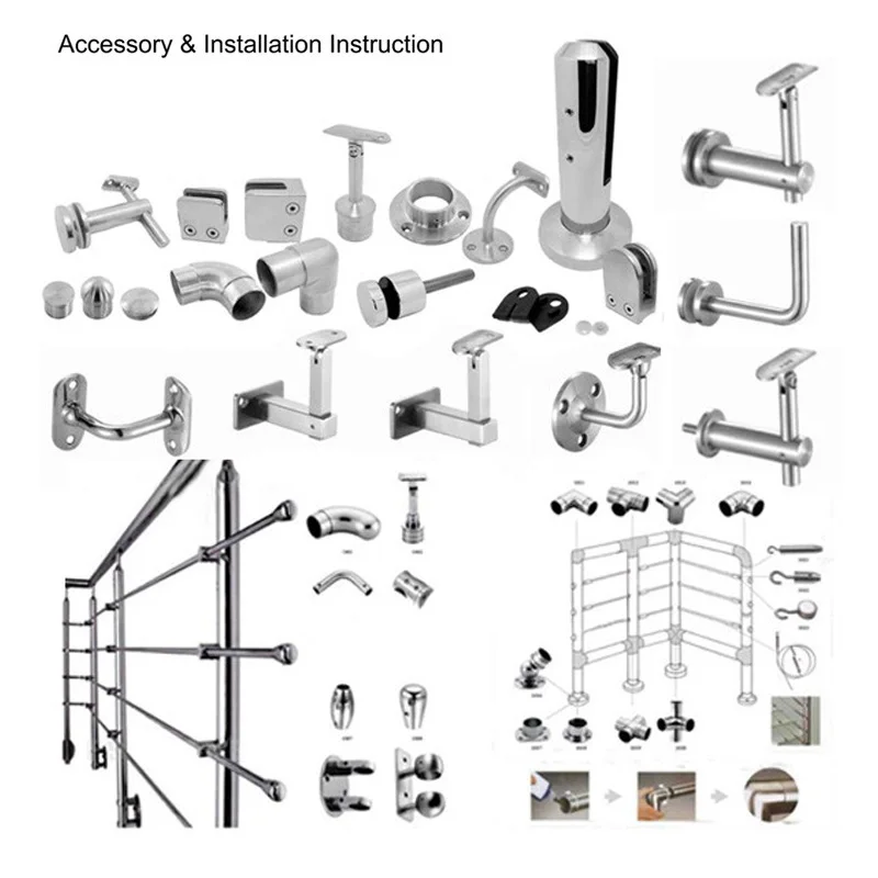Condibe customized stainless teel railing baluster system