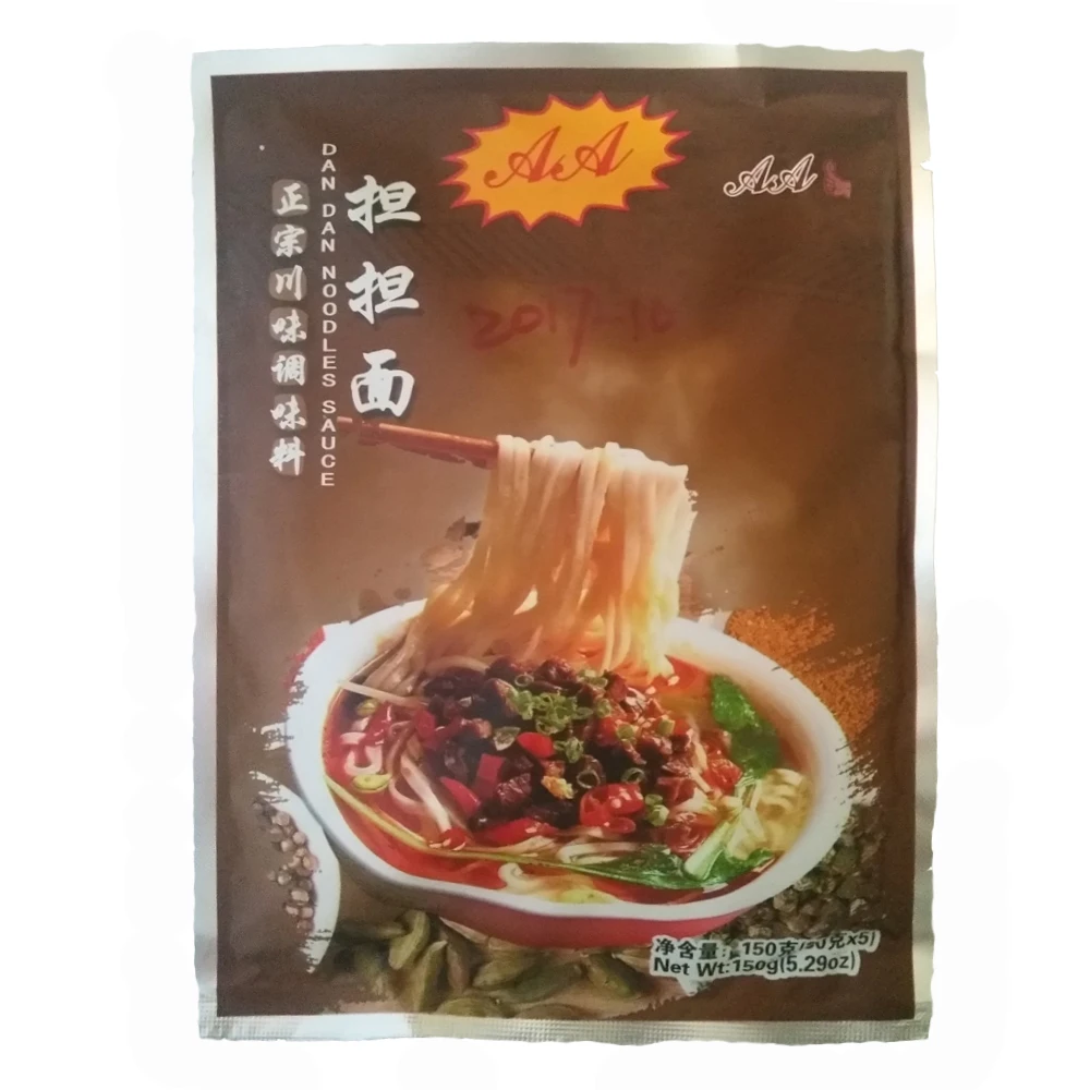 
Соус для приправ Sichuan для лапши одуванчика, три маленьких пакета 