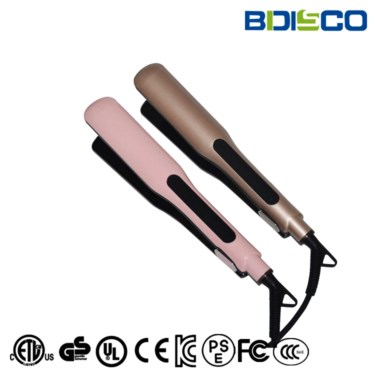 CE approved bio ionic hair straighteners tourmaline ceramic private label flat iron