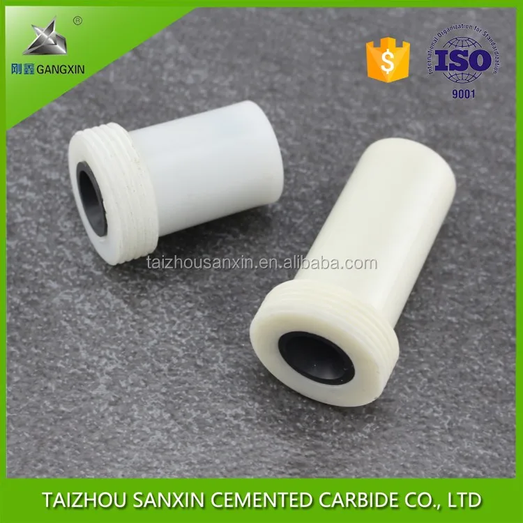Устойчивая к коррозии насадка для пескоструйной обработки B4C из карбида бора с полиуретановой оболочкой sanxin поставщик Китая