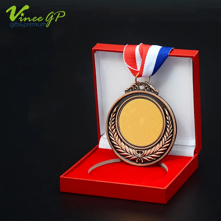 
Wholesale Price Custom made running medals Souvenir Blank Gold finisher Sport Marathon Gymnastic Coin Award Medal with ribbon 