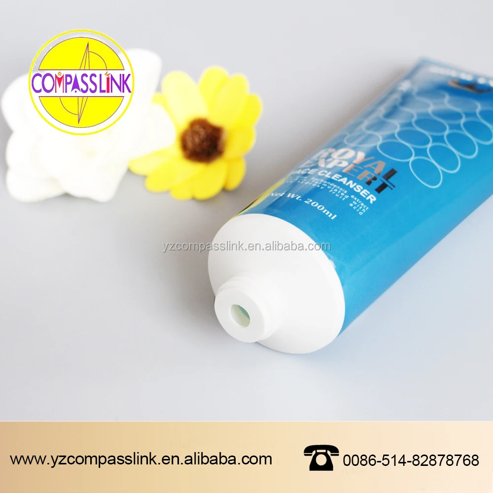 Yangzhou hand cream packing lotion containers cosmetic pe plastic soft  cosmetic squeeze tube