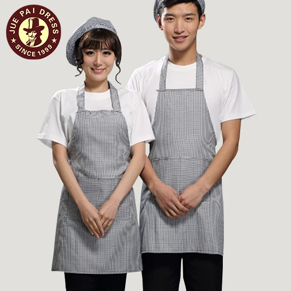 Wholesale Pattern Waist Aprons/Demin Barista Apron/Baker Apron