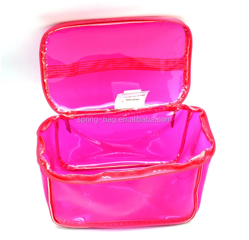 2017 china factory customer high quality cosmetic bag makeup nurses pouch cheap pvc bag pouch neon cosmetic bag