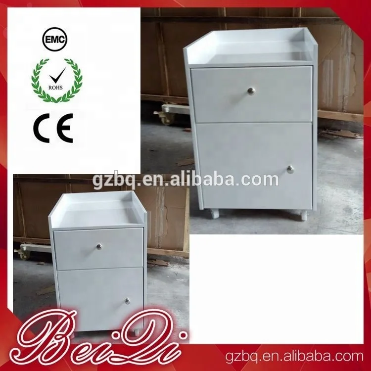 Glass Top Hair Salon Trolley Cart Used Barber Shop Cheap Hair Extension Trolley