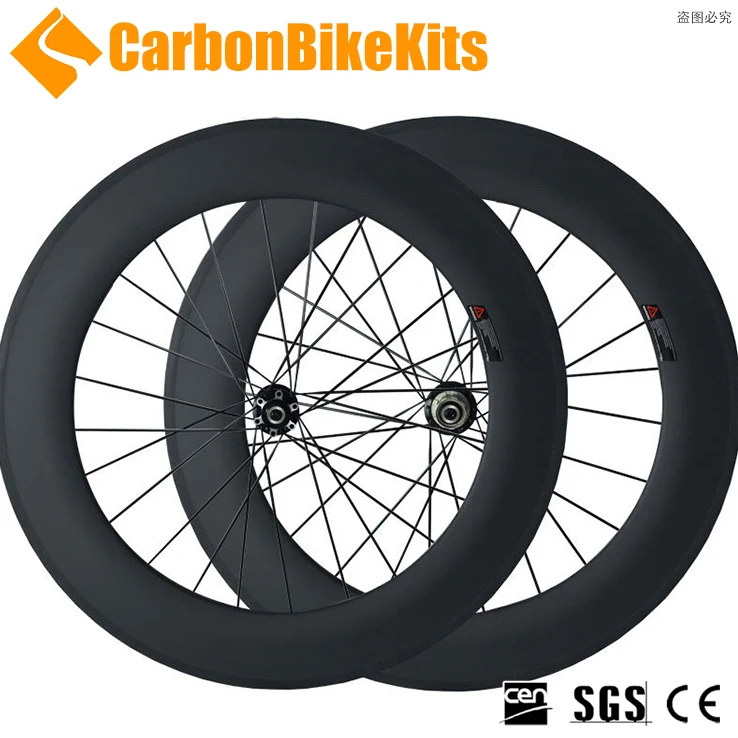 CarbonBikeKis 700C 88mm  Carbon Road Bicycle Disc Brake cyclocross wheels