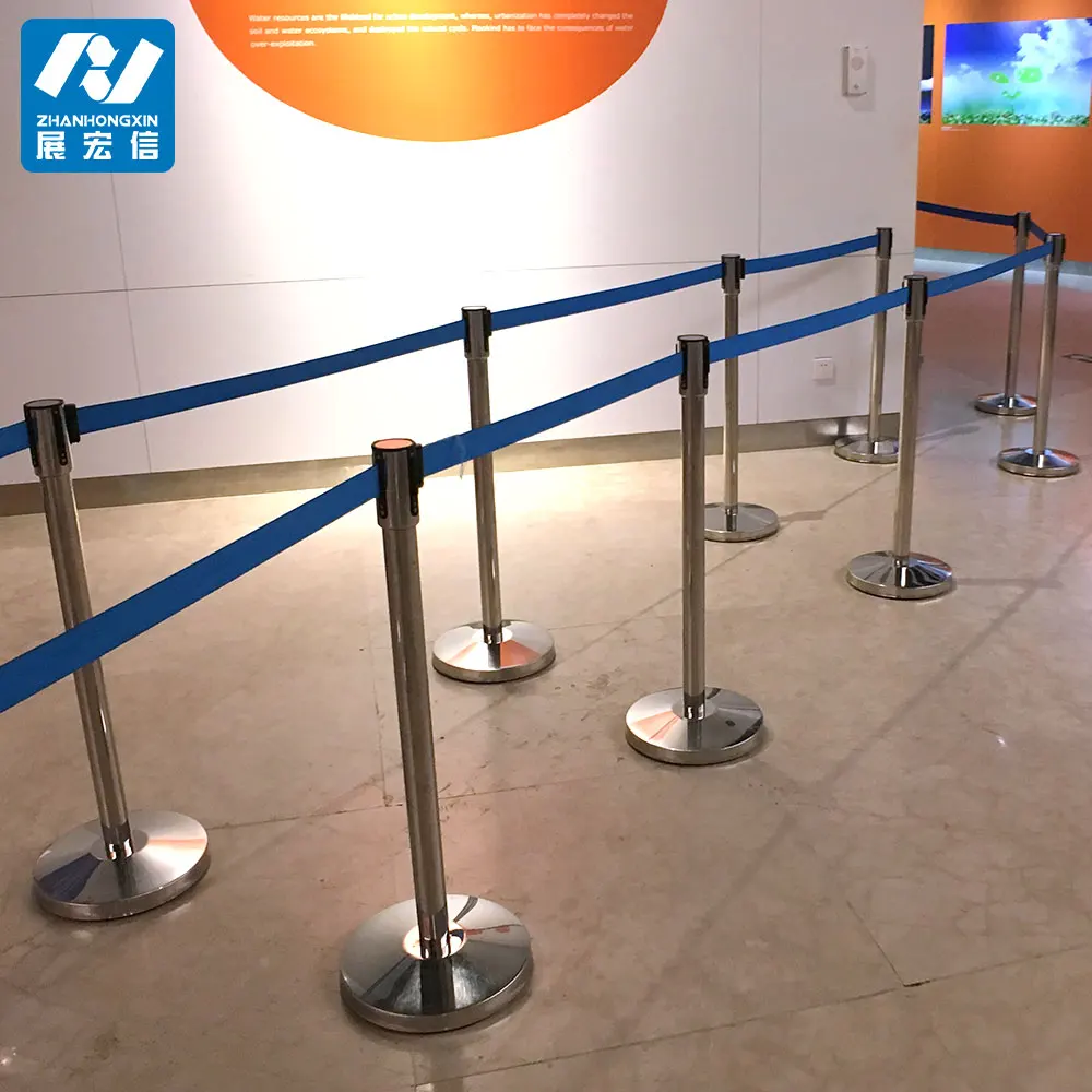 Catering Equipment Tall Stanchions Retractable belt Stanchions
