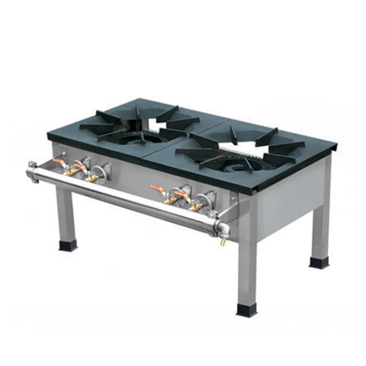 In Stock | Assembling 6 Flat Burner Gas Wok Stove FCGWS-1206B