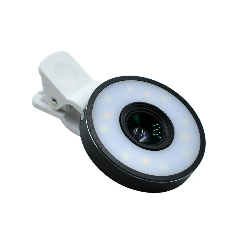 
Universal 6 in 1 selfie led flash light optical cell phone camera lens for iphoneX 6 6s plus 