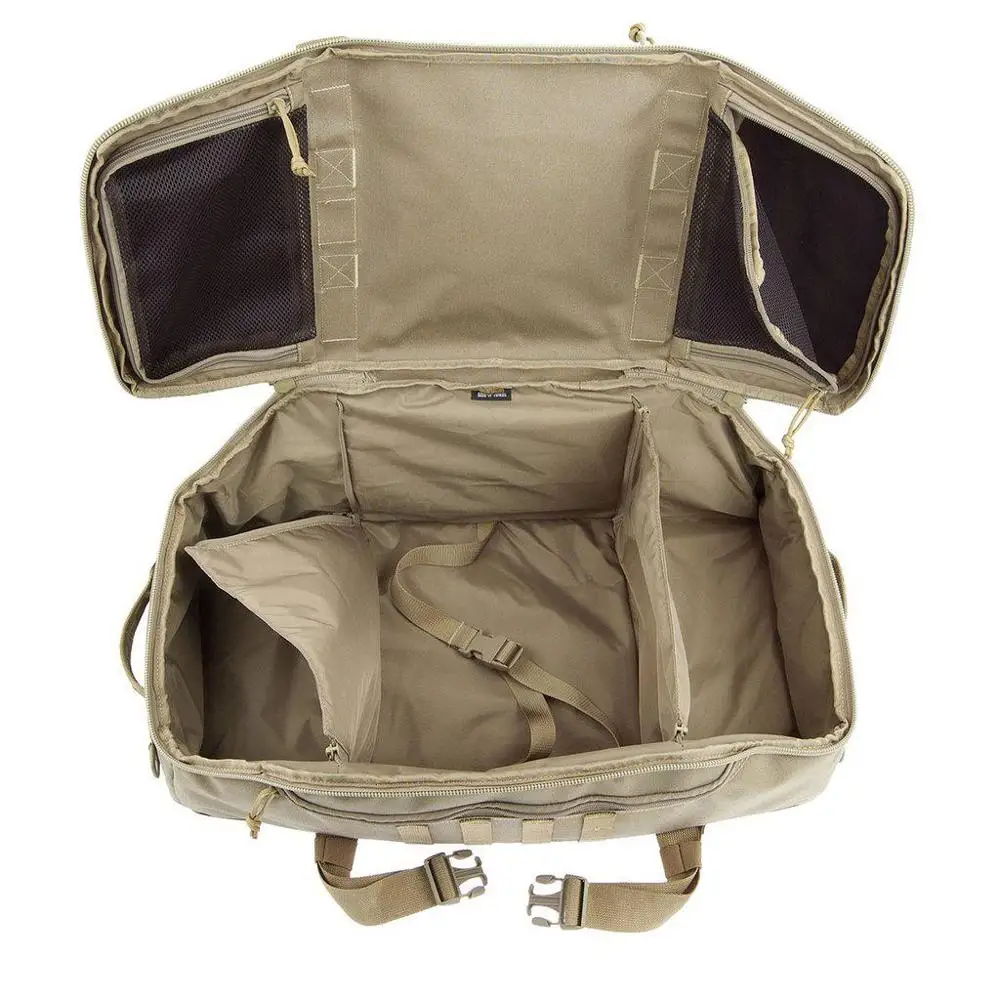 Unique 3-way Travel Bag Tactical Duffle Adventure Bag Military Backpack with Adjustable Shoulder Backpack Straps