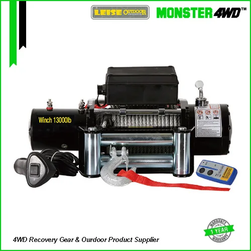 Monster4WD Rated 13000LBS 4X4 Electric Winches with Steel Cable