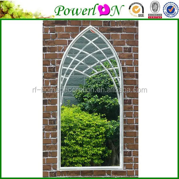 
elegant handmade decorated outdoor garden wall mirrors 
