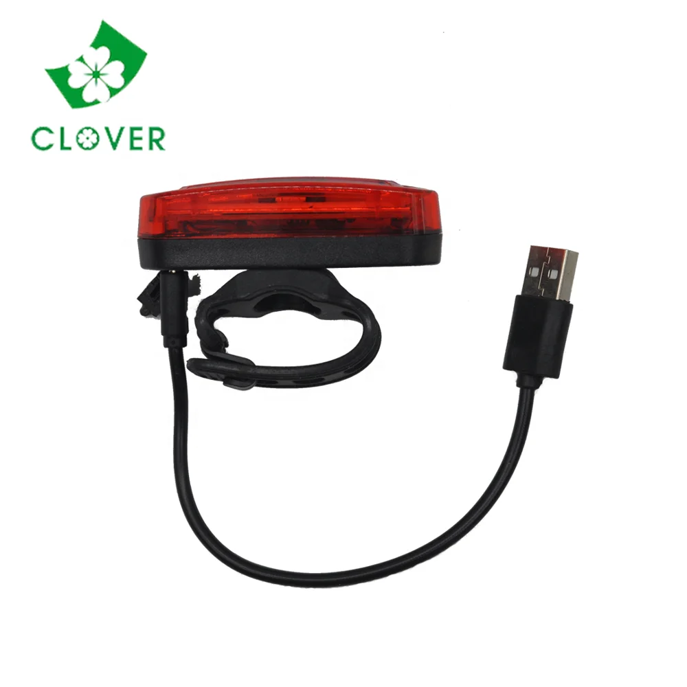 
Clover Bike accessories Most Popular Taillight waterproof rear lamp usb rechargeable led bicycle light 