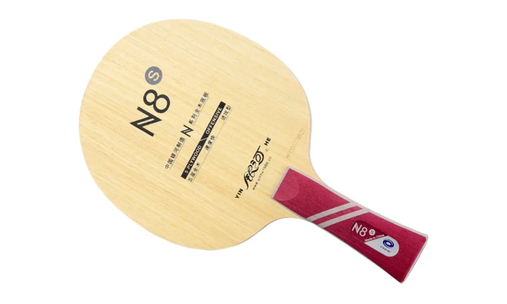 Yinhe N8s  professional pure pingpong wood bat table tennis blade for training