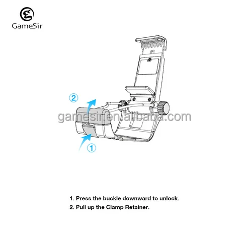 multi-angle adjustable game controller mount,game controller bracket for GameSir G3/G3s/G3w