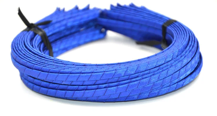 Good Quality 5mm Ribbon Fabric Wrapped Metal Hairband Hair Hoop for DIY Headwear Wholesale Girl Headband 100 pcs/lot 20 Colors