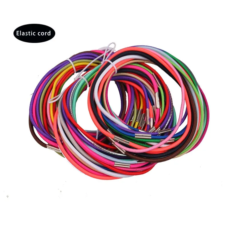 elastic cord with metal barbs