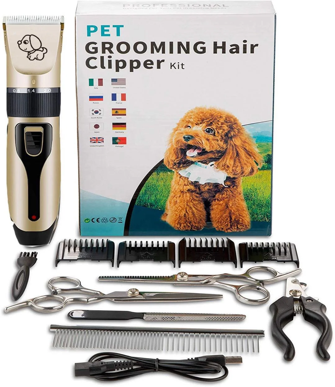 Hot Sale Rechargeable Cordless Clipper Grooming Pet Clipper