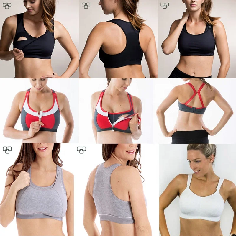 
High quality mommy workout Nursing clothes breastfeeding sports tops 