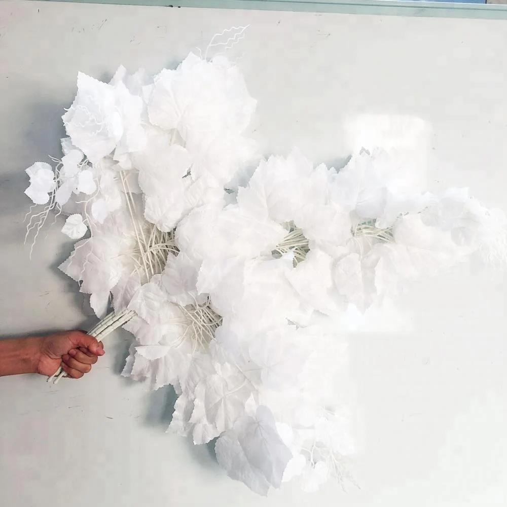 Super star artificial grape leaves artificial plants trees branches