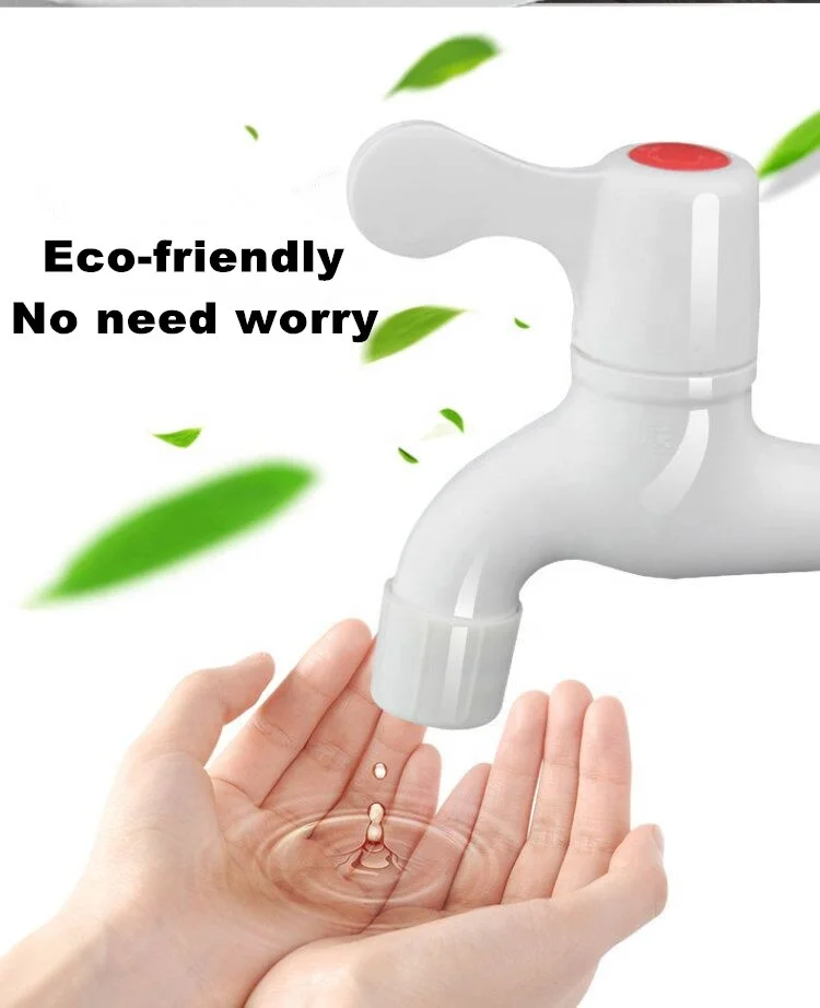 LESSO W13102 foshan classic wall mounted single handle plastic faucet water tap in basin faucets
