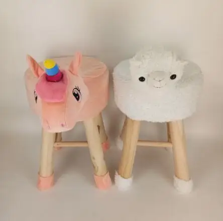 Children Favorite Animal Ottoman With Removable and Washable Cover