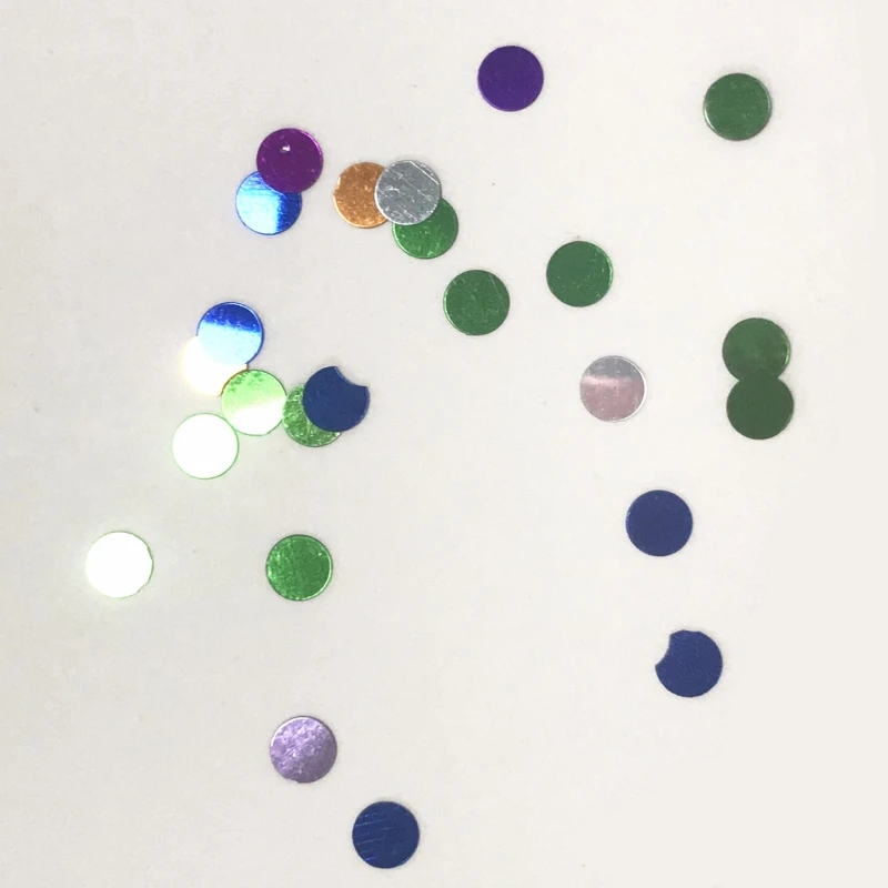 
PVC Colorful Round Confetti, Party Celebration Confetti 