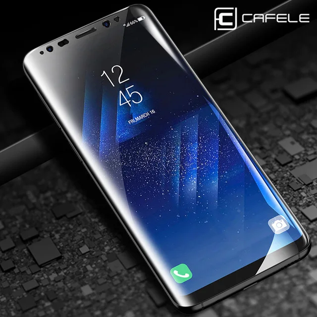 Защитная пленка CAFELE для экрана Samsung Galaxy S8 S8plus 3D полное покрытие HD Прозрачная Гидрогелевая S8Plus S9Plus