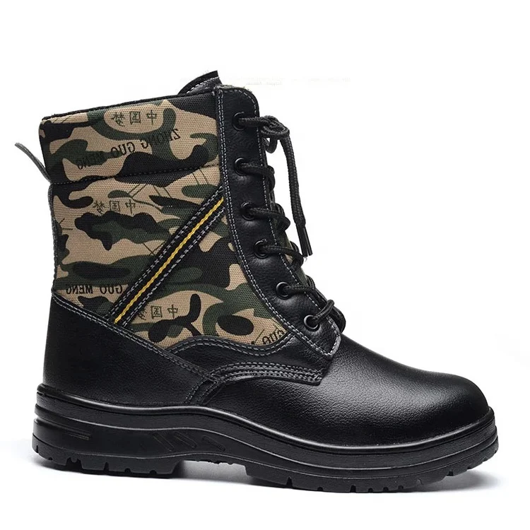 Hot Selling Anti Acid And Alkali Safety Working Boots Industrial Safety Shoes With Pu Sole In Oil And Gas Field