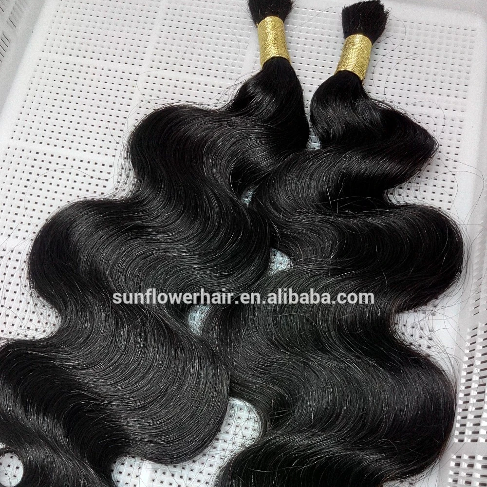 Top quality unprocessed natural hair bulk buy from china