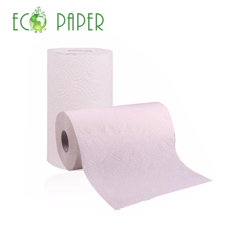 2ply Высококачественная впитывающая кухонная Бумага для полотенец, рулон бамбуковой целлюлозы, водопоглощение 21 г/м2, требования заказчика