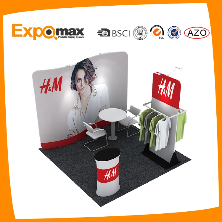 Trade show customized portable exhibition design event display booth