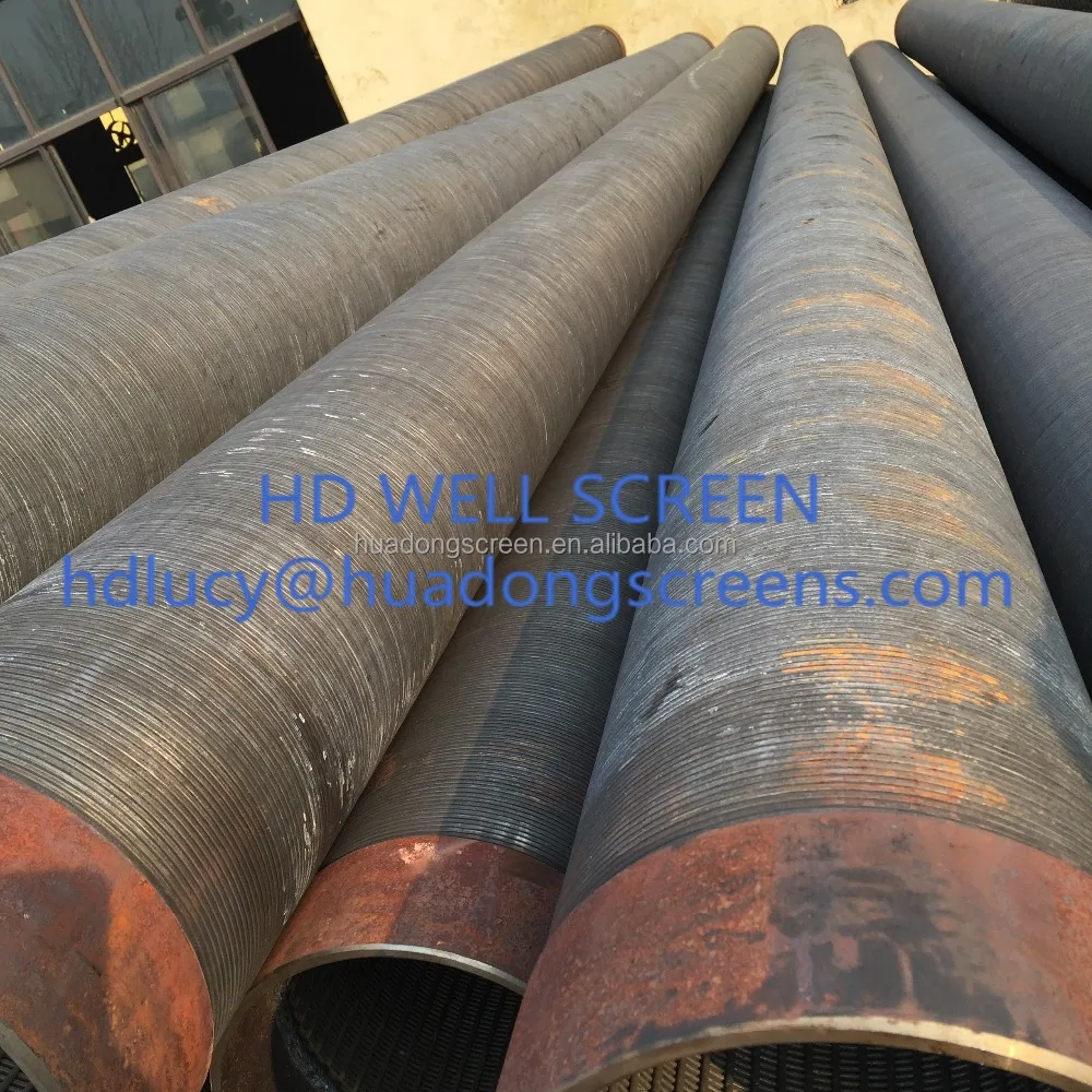 Available stainless steel Johnson v wire water well screen for solid-liquid separation