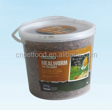 
400g Dried Mealworms Bird Food In Tub 