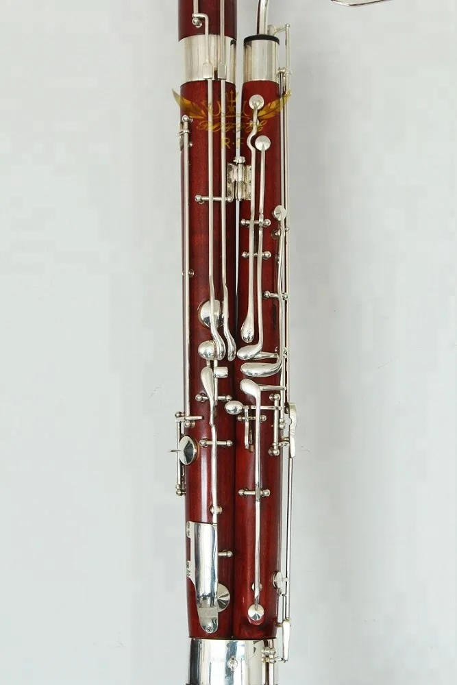 Roffee Adult Silver plated C tone Maple Wood Bassoon