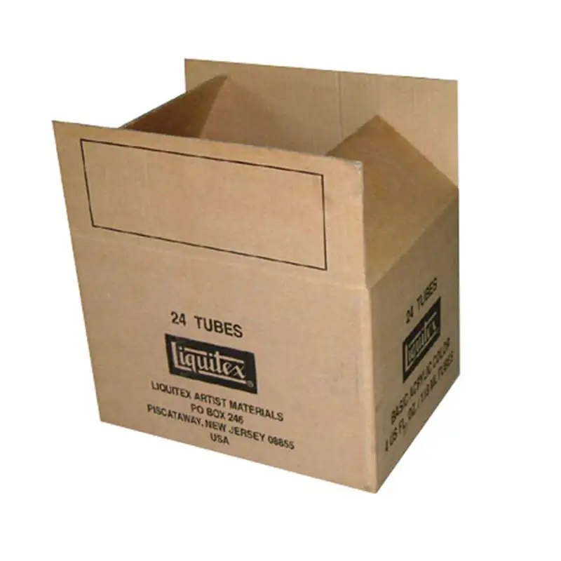 Certified Black Color Watermark Graphic Printing Brown Kraft Corrugated Cardboard Paper Packaging Carton Box Moving Boxes