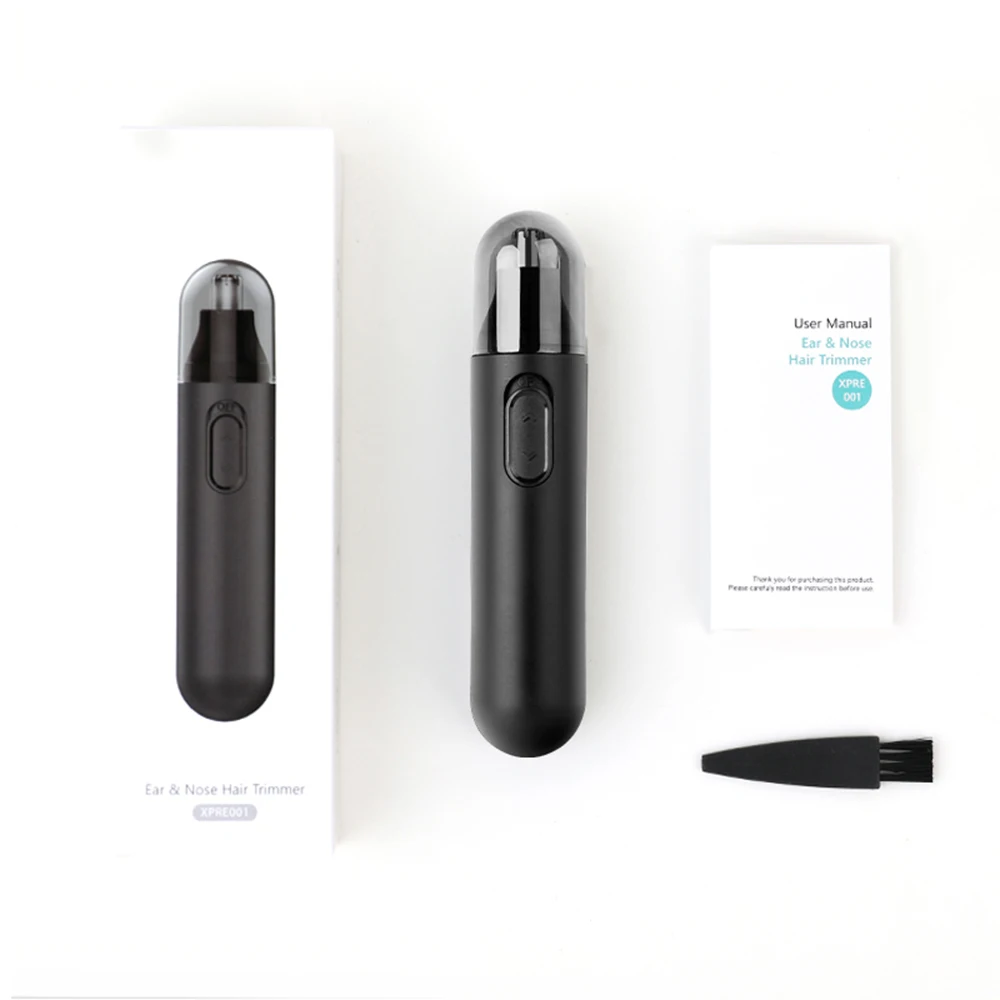 Electric High-speed Rotating Waterproof Stainless Steel Nose Hair Trimmer