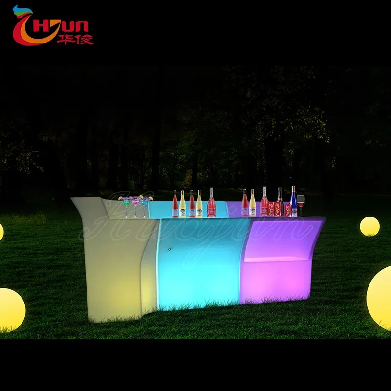 
2021 Amazon hot product RGB 16color changing coffee shop furniture bar counter 