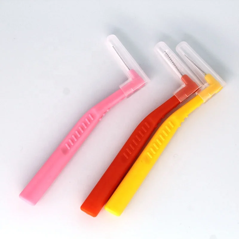 L Shape Interdental Toothpick  Toothbrush Adult/Kids Interdental Brush   Oral Care S M L Orthodontic Wire Brush
