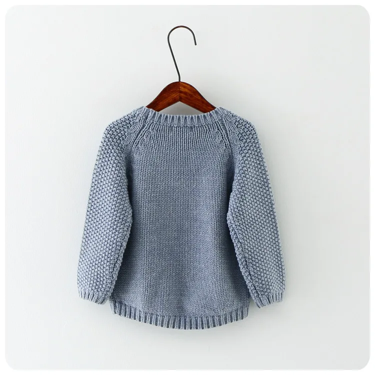 New fashionable kids girls knit cartoon sweater for kids 2019