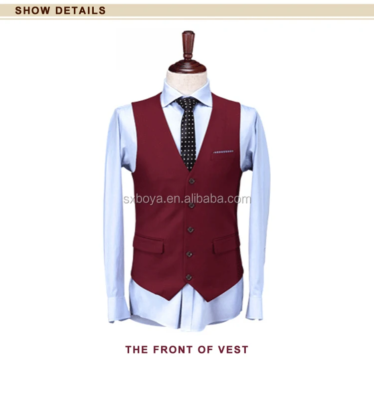 Облегающий темно-красный свадебный костюм жениха из 3 предметов, мягкий однотонный тканевый костюм tr, новый дизайн 2019 года, мужской костюм