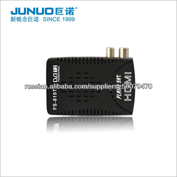 2014 Новые пластиковые Мини DVB-T2 FS-819T Для России