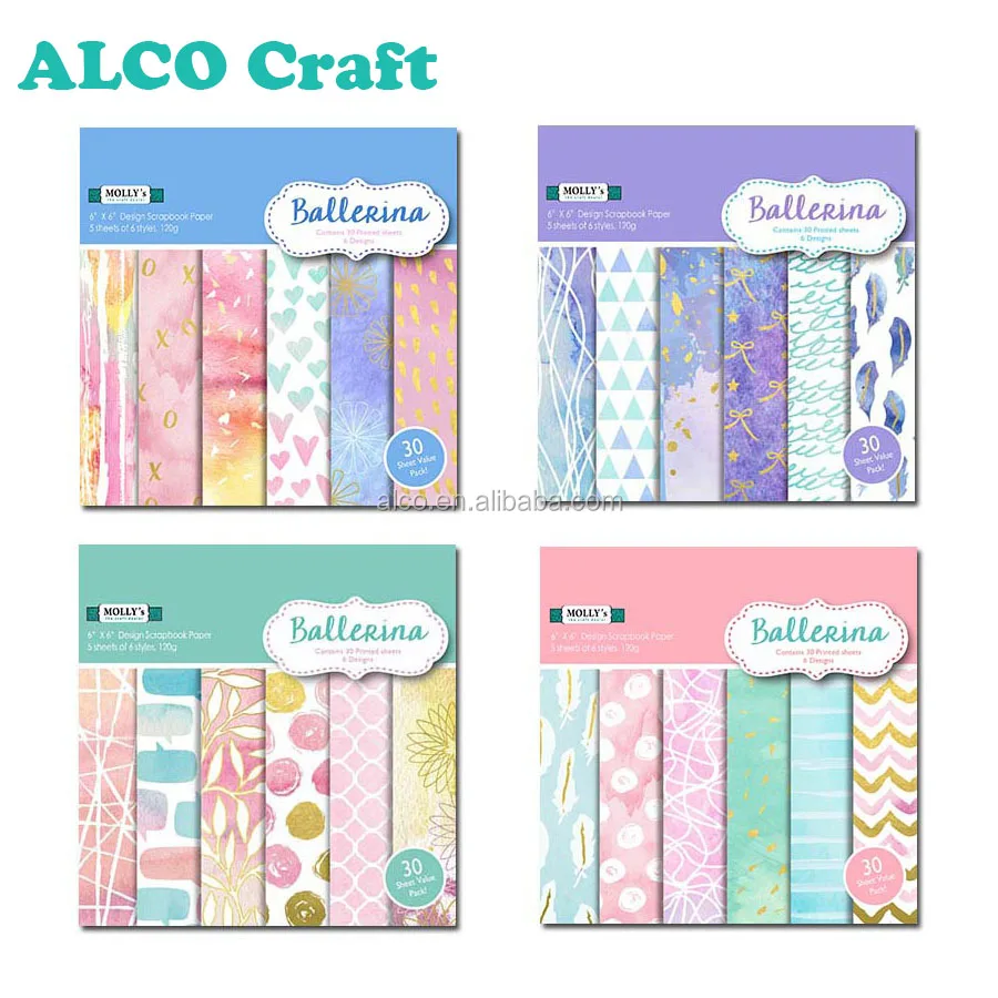 30 sheets ballerina design wholesale print paper for origami
