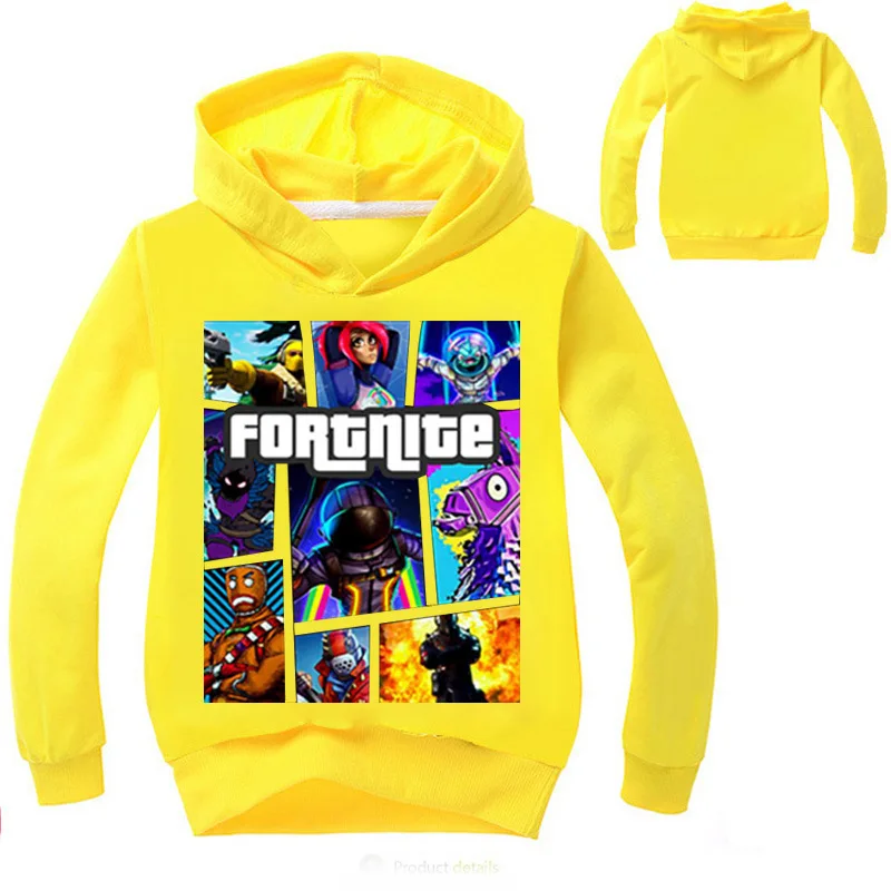 Модные детские толстовки с капюшоном, 100% хлопок