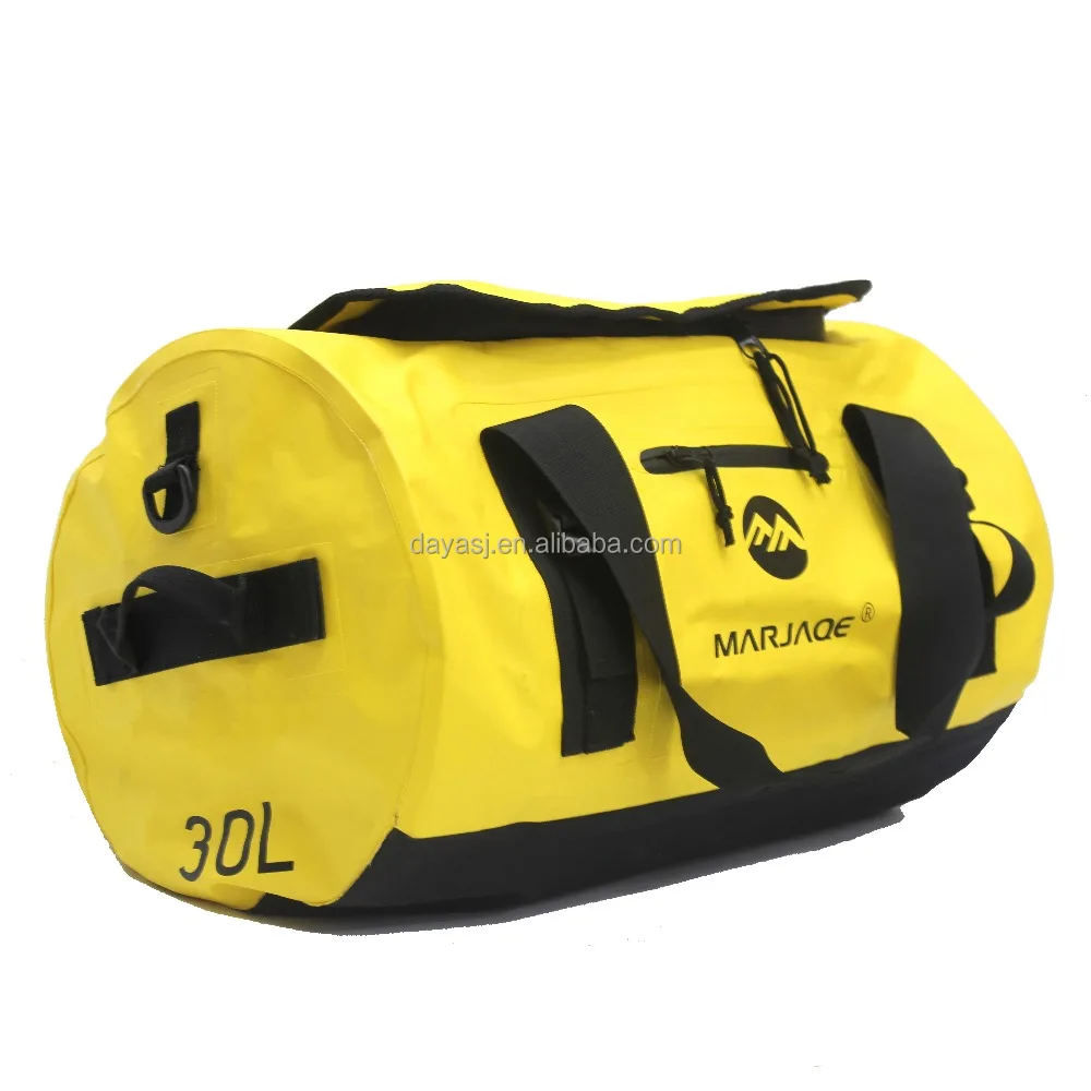OEM brand luggage bag canvas waterproof sports rolling Unisex luggage travel 500D PVC duffel bag
