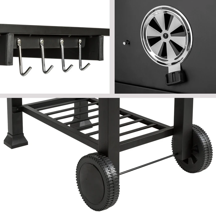 Premium Barbecue Charcoal Grill Smoker Outdoor Backyard BBQ